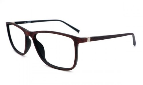 Eyecroxx EC434T Eyeglasses, C3 Brown Wood
