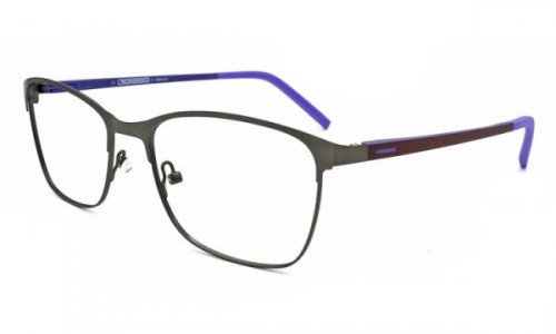 Eyecroxx EC453M Eyeglasses, C1 Gun Plum Lilac