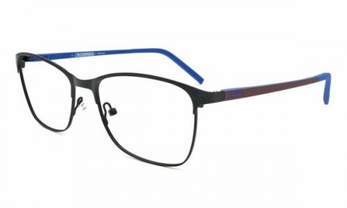 Eyecroxx EC453M Eyeglasses, C3 Black Plum Blue