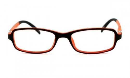 Eyecroxx ECK105 Eyeglasses, Black Orange