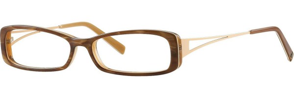 Vera Wang V135 Eyeglasses, Brown Pearl
