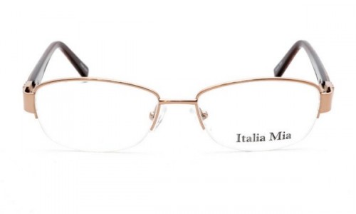 Italia Mia IM703 Eyeglasses, Gold Brown
