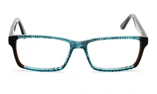 Italia Mia IM722 Eyeglasses, Blue Brown