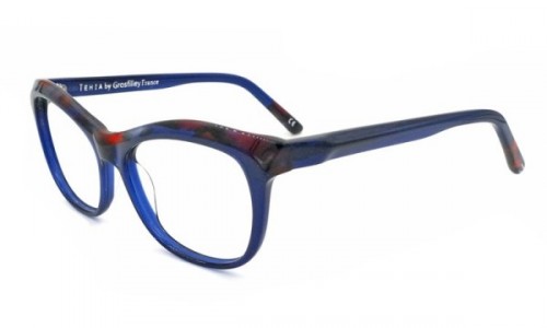 Tehia T50001 Eyeglasses, C04 Translucent Dark Blue