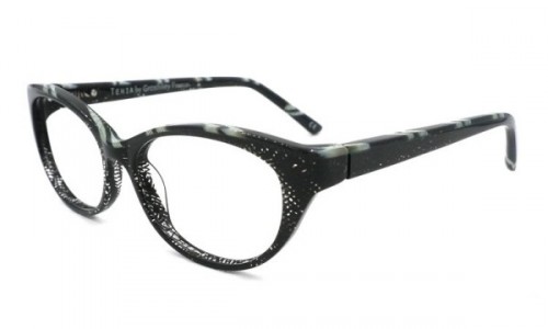 Tehia T50005 Eyeglasses, C04 Black Dark Horn