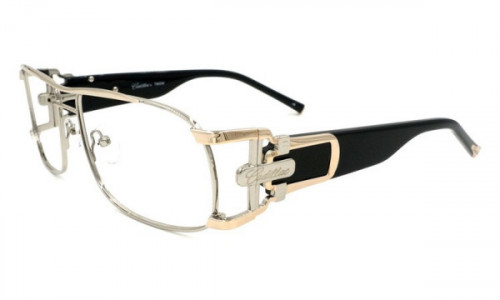Cadillac Eyewear EXT4801 Eyeglasses, Silver Black