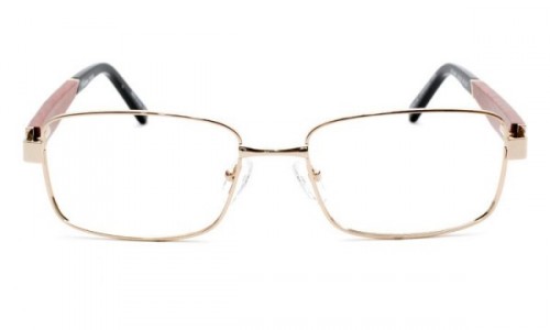 Cadillac Eyewear EXT4846 Eyeglasses, Gold/Walnut