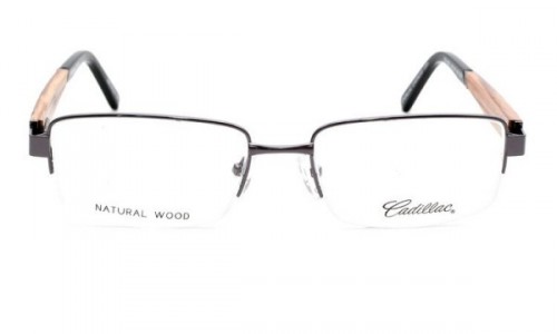 Cadillac Eyewear EXT4850 Eyeglasses, Dark Gun/Natural