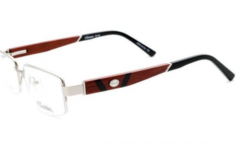 Cadillac Eyewear EXT4850 Eyeglasses, Silver/Rosewood