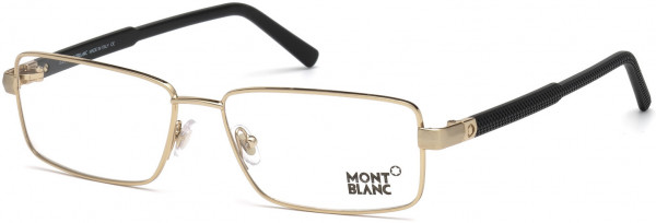 Montblanc MB0629 Eyeglasses, 028 - Shiny Rose Gold