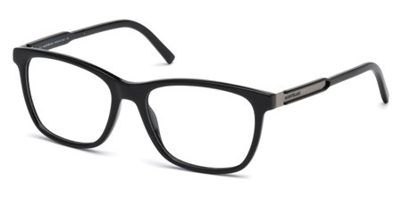 Montblanc MB0631 Eyeglasses, 001 - Shiny Black