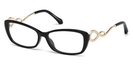 Roberto Cavalli ASCIANO Eyeglasses, 001 - Shiny Black