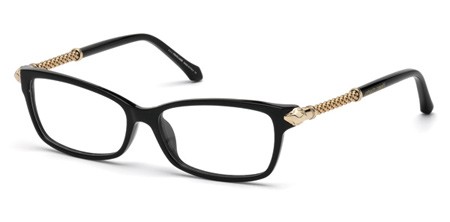 Roberto Cavalli BIENTINA Eyeglasses, 001 - Shiny Black