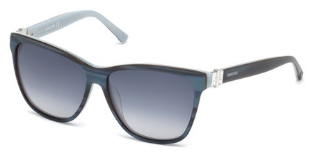 Swarovski FUNDAMENTAL Sunglasses, 83W - Violet/other / Gradient Blue