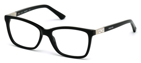 Swarovski FIRENZE Eyeglasses, 001 - Shiny Black