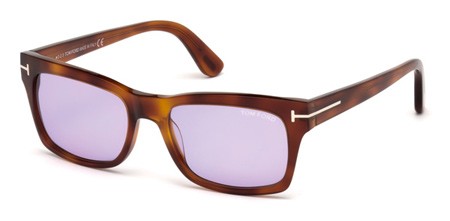 Tom Ford FREDERIK Sunglasses, 53Y - Blonde Havana / Violet