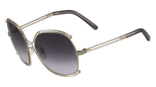 Chloé CE129S Sunglasses, (744) GOLD/GREY