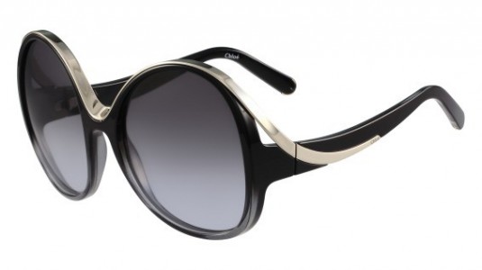 Chloé CE713S Sunglasses, (002) GRADIENT BLACK