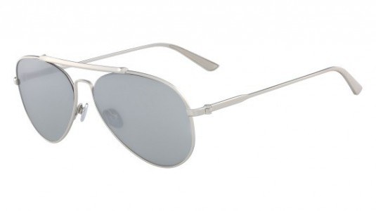 Calvin Klein CK8032S Sunglasses, (045) SATIN SILVER