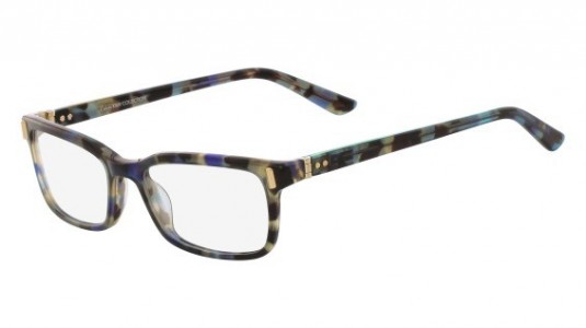 Calvin Klein CK8549 Eyeglasses, (422) CYAN BLUE TORTOISE