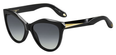 Givenchy Gv 7009/S Sunglasses, 0QOL(HD) Shiny Black