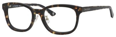 Juicy Couture Ju 165 Eyeglasses, 0EPF(00) Black Havana