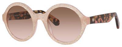 Kate Spade Khrista/S Sunglasses, 0S2E(WI) Pink Gold Glitter