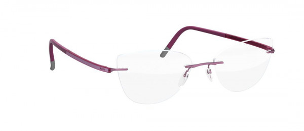 Silhouette Fusion 4521 Eyeglasses, 6058 Metallic Lilac