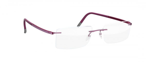 Silhouette Fusion 5476 Eyeglasses, 6058 Metallic Lilac