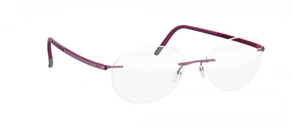 Silhouette Fusion 5477 Eyeglasses, 6058 Metallic Lilac