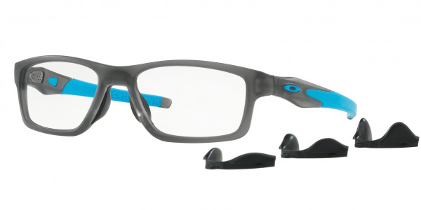 Oakley OX8090 CROSSLINK MNP Eyeglasses, 809002 SATIN GREY SMOKE (GREY)