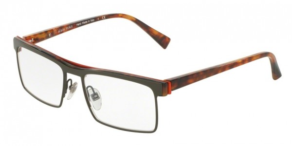 Alain Mikli A02021 Eyeglasses, E211 HAVANA GREEN ORANGE (GREEN)