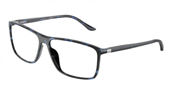 Starck Eyes SH3030 Eyeglasses, 0017 HAVANA BLUE (BLUE)