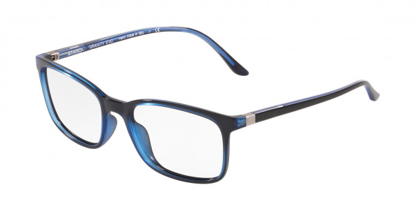 Starck Eyes SH3008X Eyeglasses, 0023 BLUE/ BLACK (BLUE)