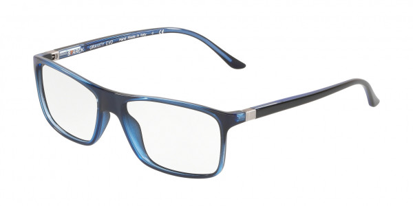 Starck Eyes SH1365X PL1365 Eyeglasses, 0027 PL1365 BLUE/BLACK (BLUE)
