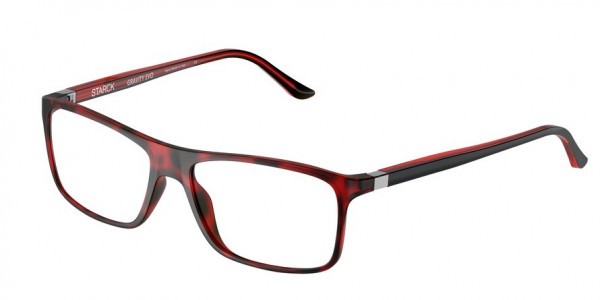 Starck Eyes SH1365X PL1365 Eyeglasses, 0034 PL1365 RED HAVANA (TORTOISE)