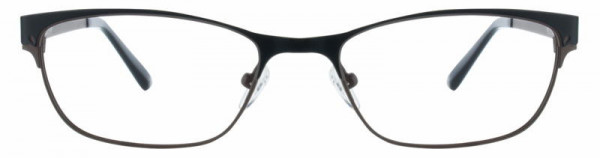 Cote D'Azur Boutique-204 Eyeglasses, 3 - Black/Chocolate