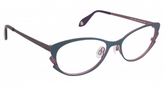 Fysh UK FYSH 3561 Eyeglasses, (657) TEAL ROSE