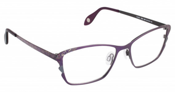 Fysh UK FYSH 3564 Eyeglasses, (669) PURPLE CHARCOAL