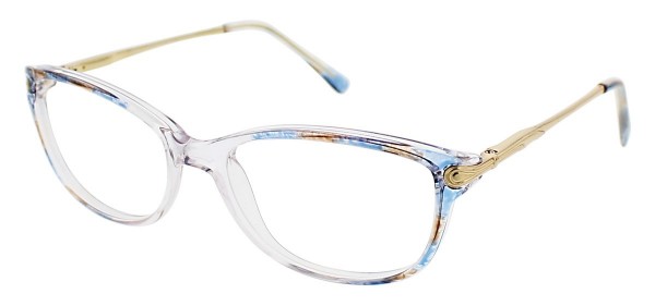 ClearVision ANNIE Eyeglasses, Blue Mix