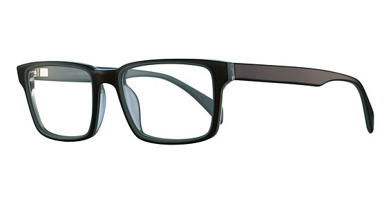 Miyagi STANFORD 2589 Eyeglasses, Black/Muted Turquoise