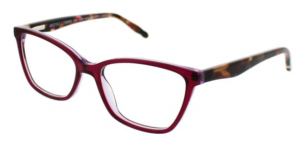 Jessica McClintock JMC G-4803 Eyeglasses, Berry Laminate