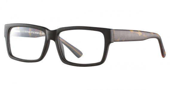 Smilen Eyewear Gotham Premium Flex 23 Eyeglasses, Matte Black