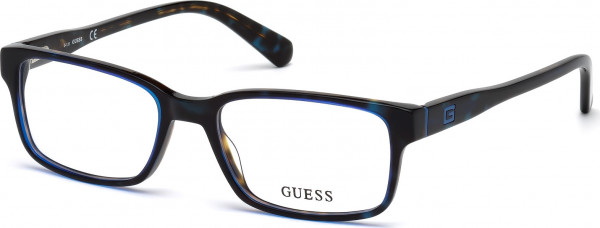 Guess GU1906 Eyeglasses, 092 - Blue/Monocolor / Blue/Monocolor