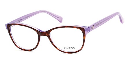 Guess GU-2596 Eyeglasses, 052 - Dark Havana