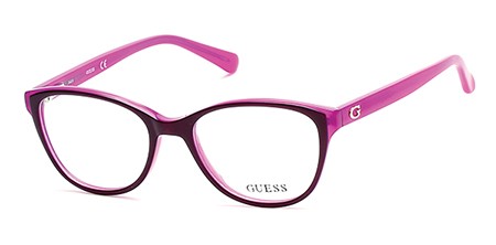 Guess GU-2596 Eyeglasses, 081 - Shiny Violet