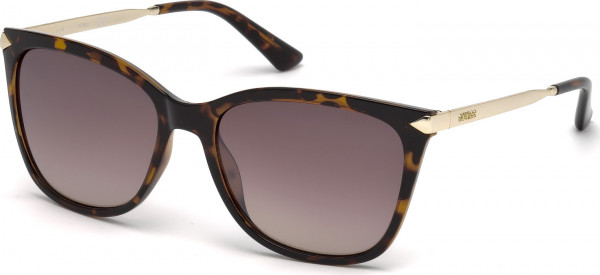 Guess GU7483 Sunglasses, 52G - Dark Havana / Shiny Pale Gold