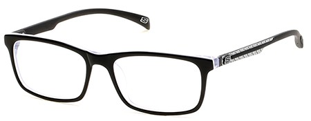 Skechers SE3180 Eyeglasses, 003 - Black/crystal