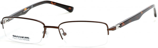 Skechers SE3192 Eyeglasses, 049 - Matte Dark Brown