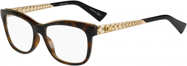Christian Dior Dioramao 1 Eyeglasses, 0EOG Havana Gold